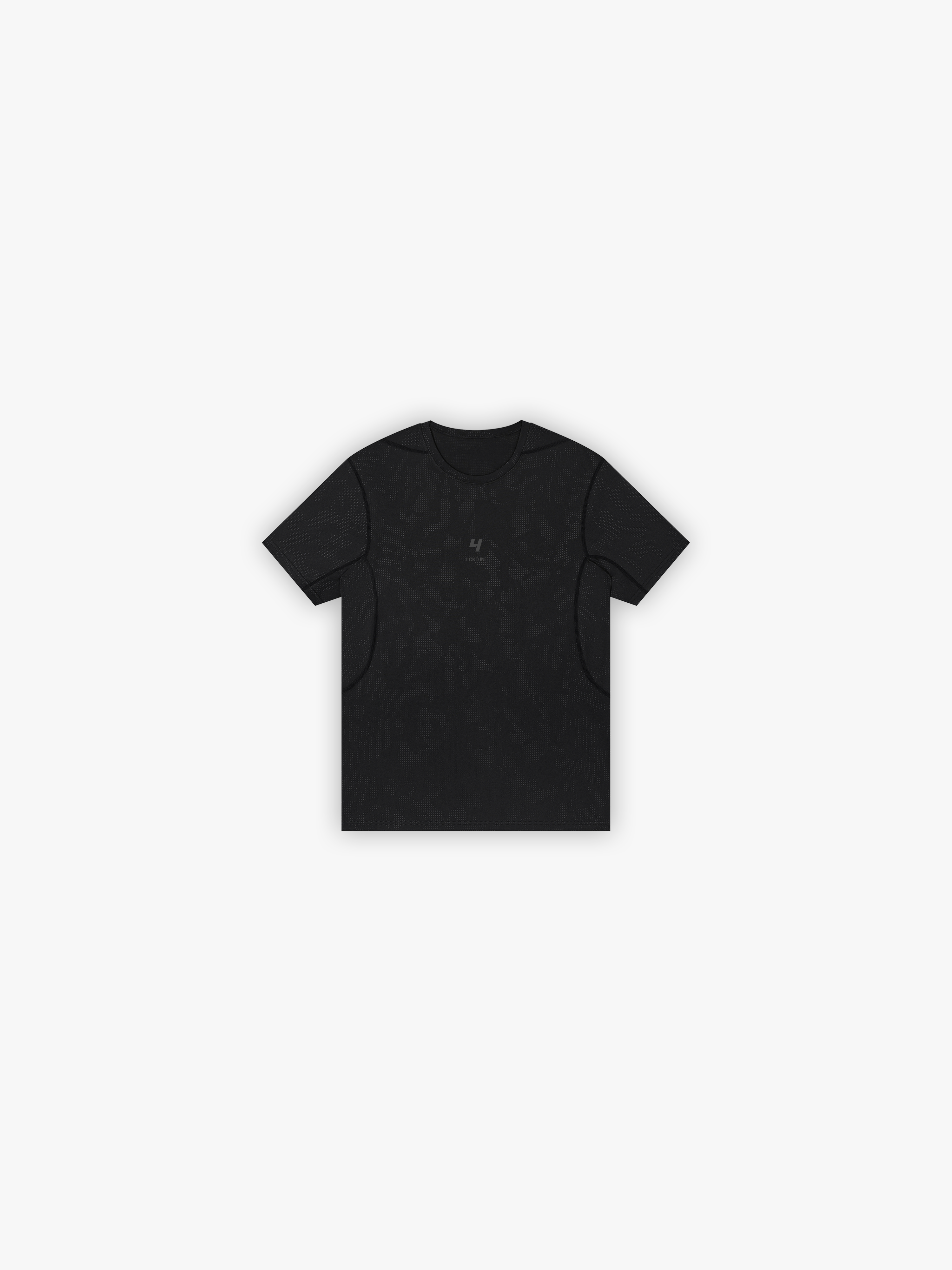HERCXLES 2026: LCKD IN Fitness Tee - Black front